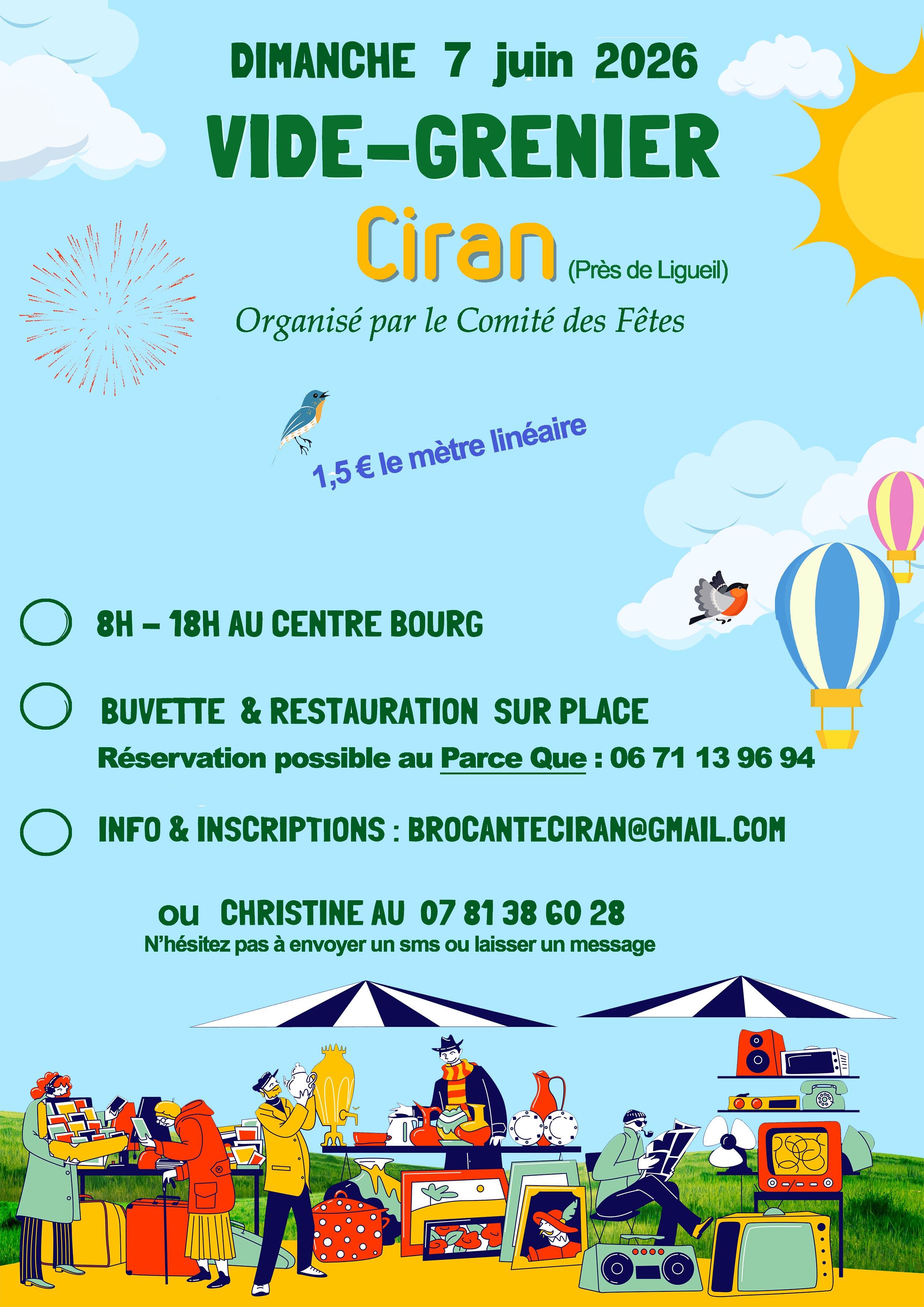 Vide-grenier à CIRAN