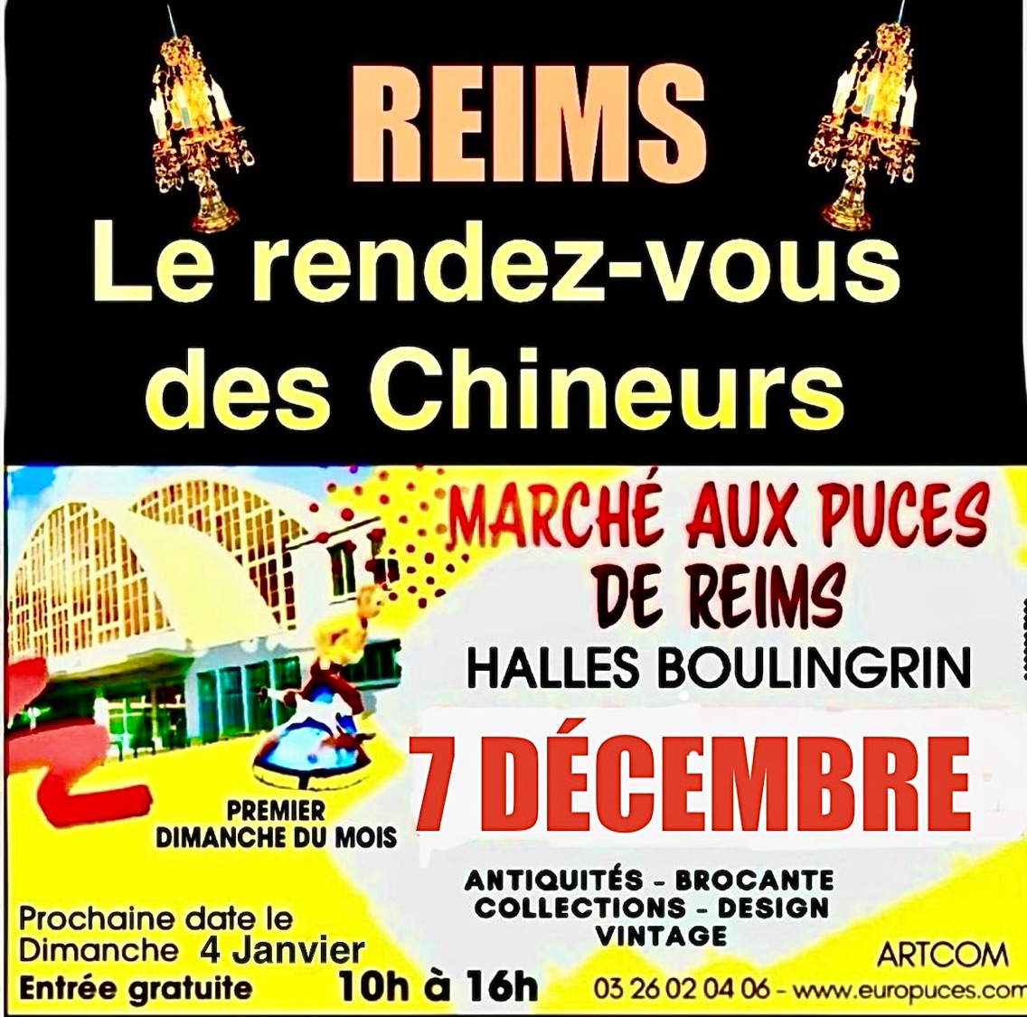 Vide-grenier à Reims 