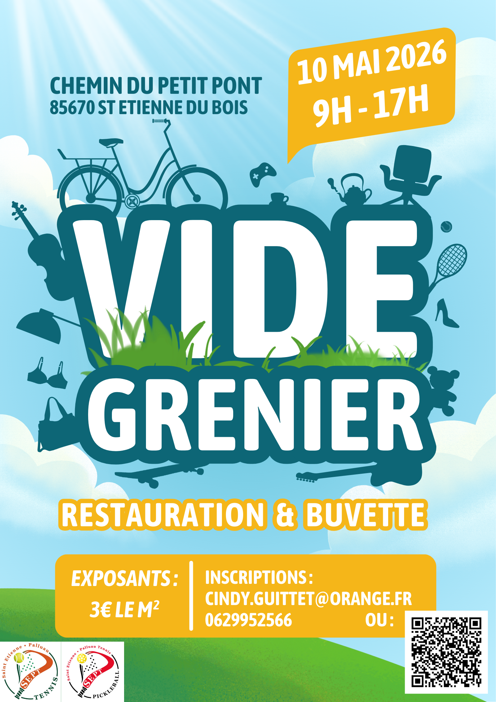 Vide-grenier à Saint-Étienne-du-Bois