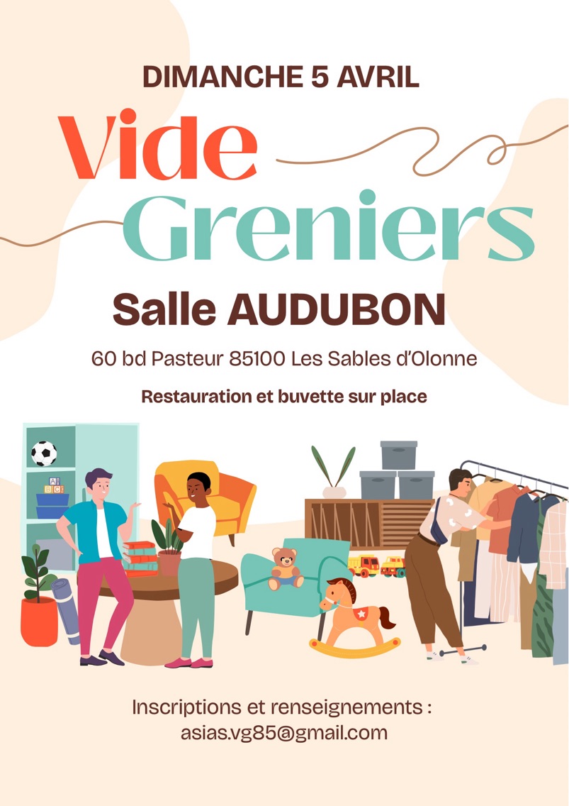 Vide-grenier à Les sables d'olonne
