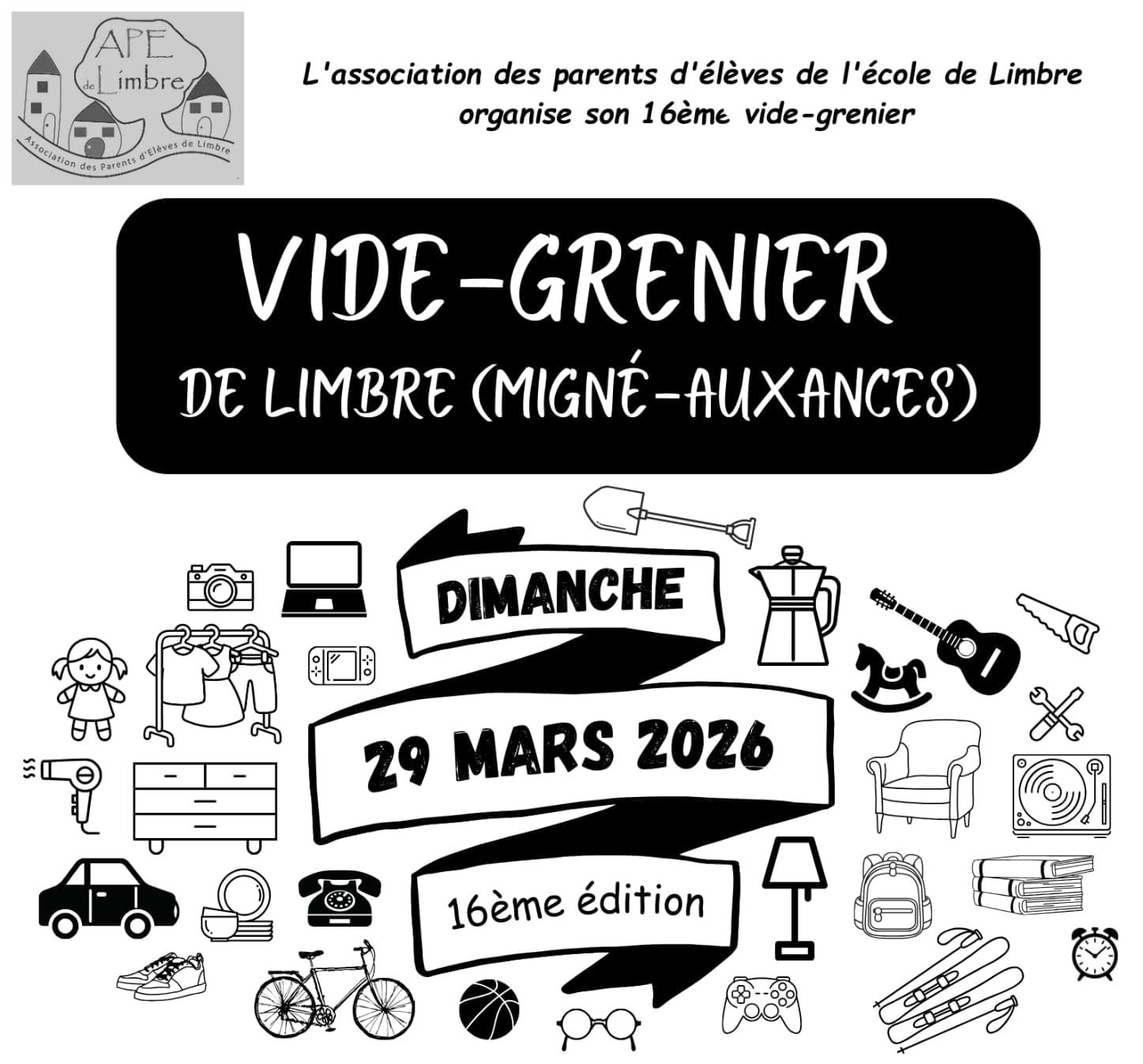 Vide-grenier à Migné-Auxances