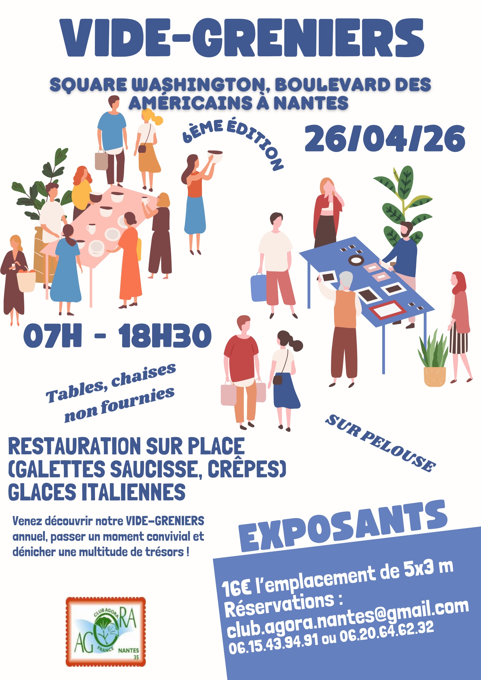 Vide-grenier à Nantes