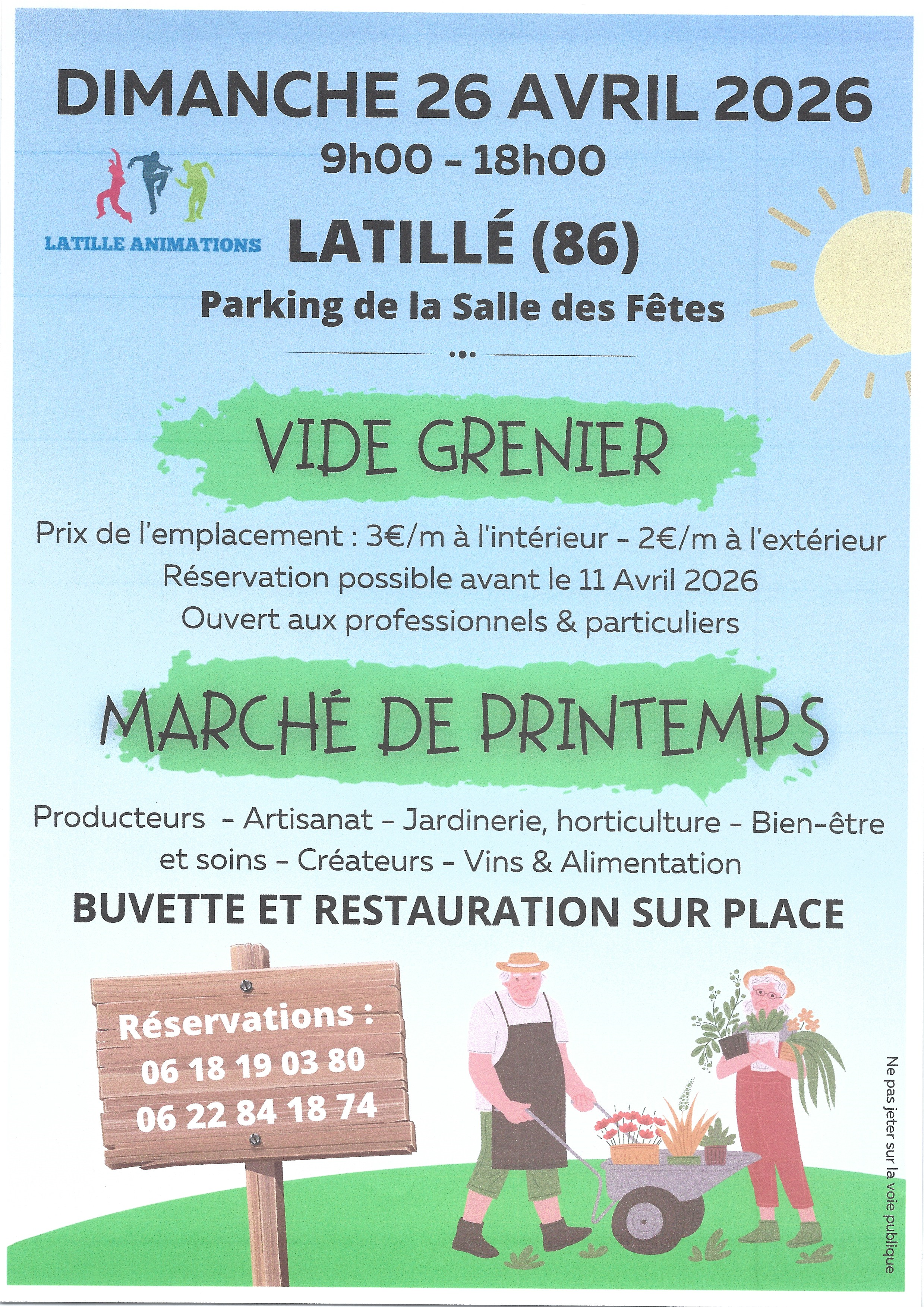 Vide-grenier à Latillé