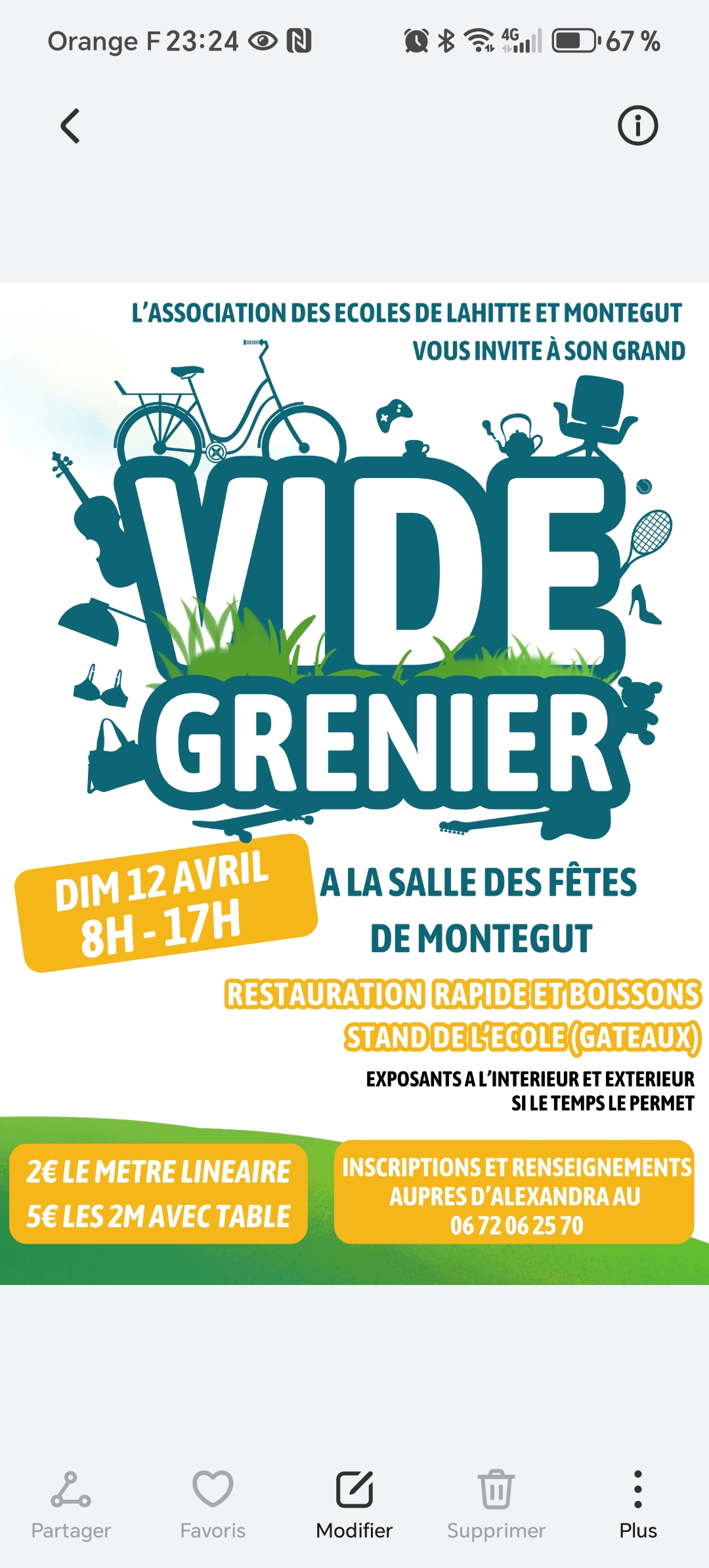 Vide-grenier à Montégut 