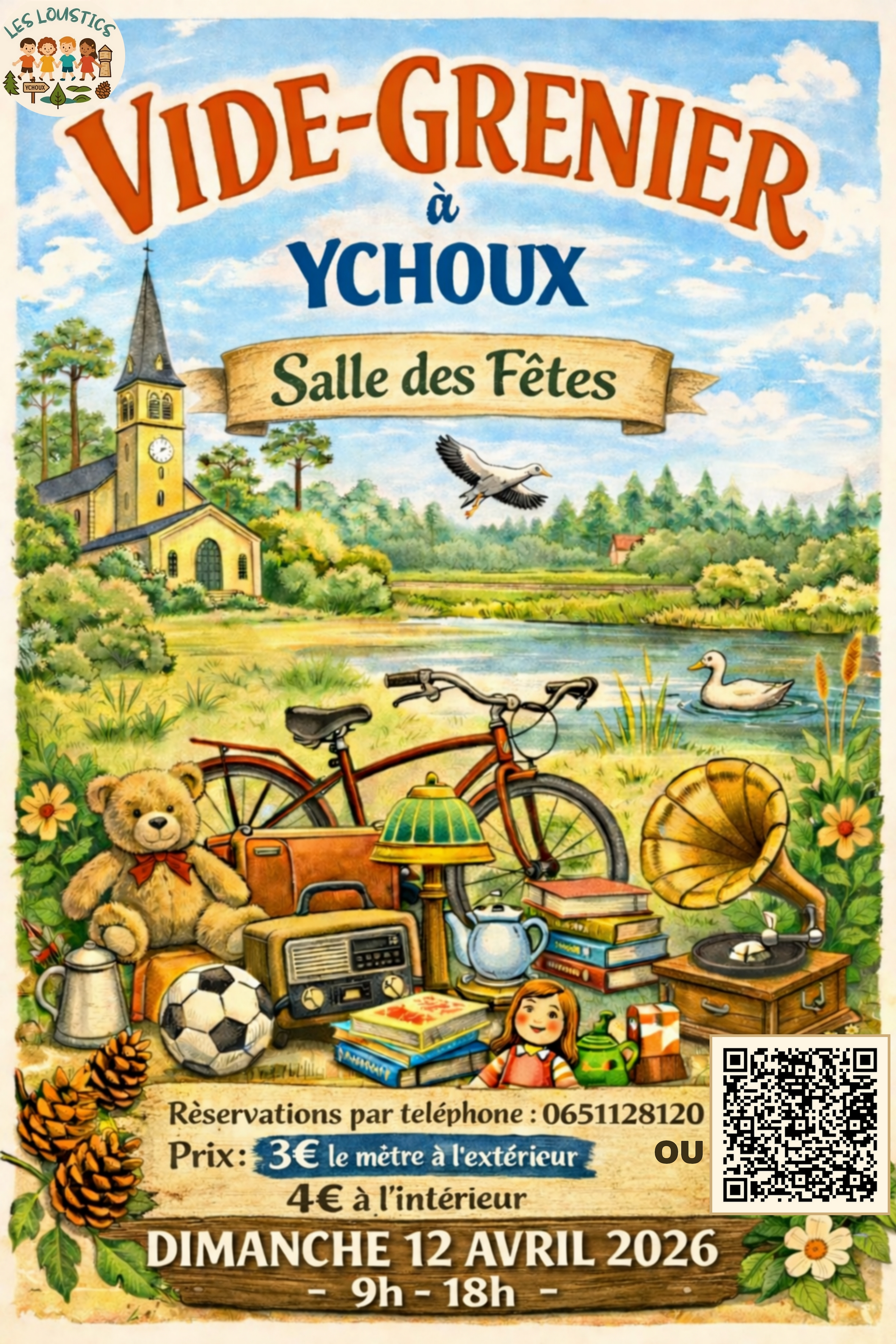 Vide-grenier à YCHOUX