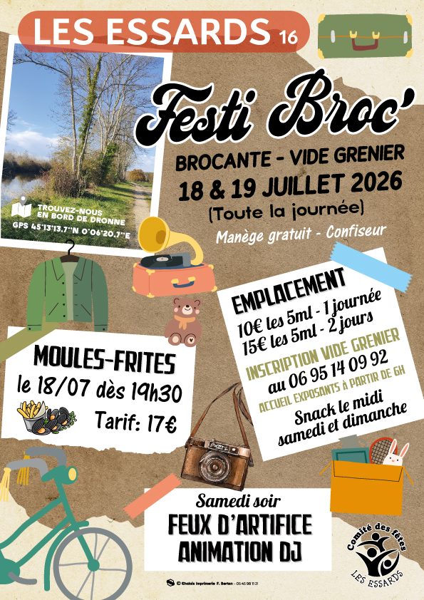 Vide-grenier à Les Essards