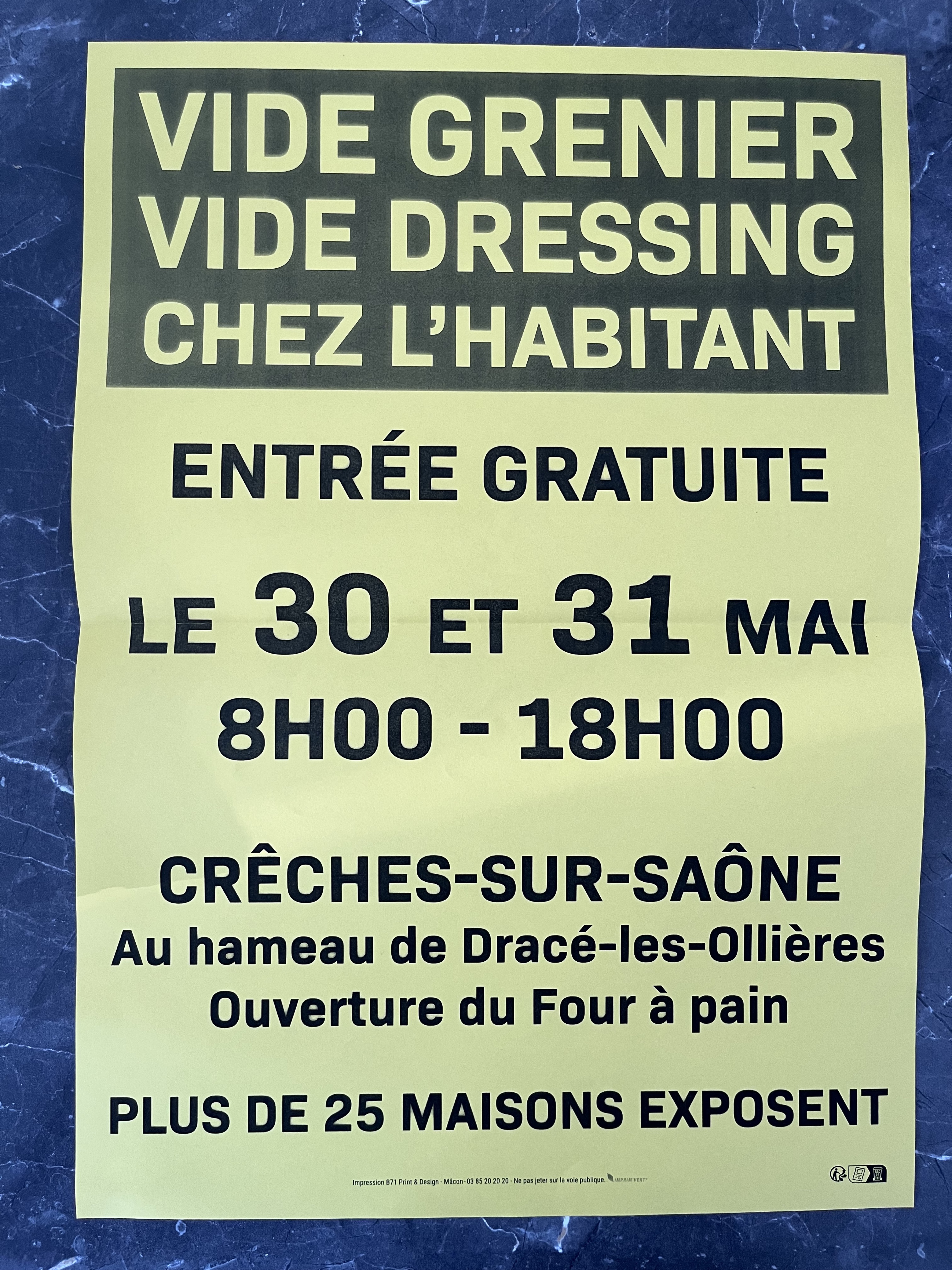 Vide-grenier à CRÈCHES SUR SAÔNE