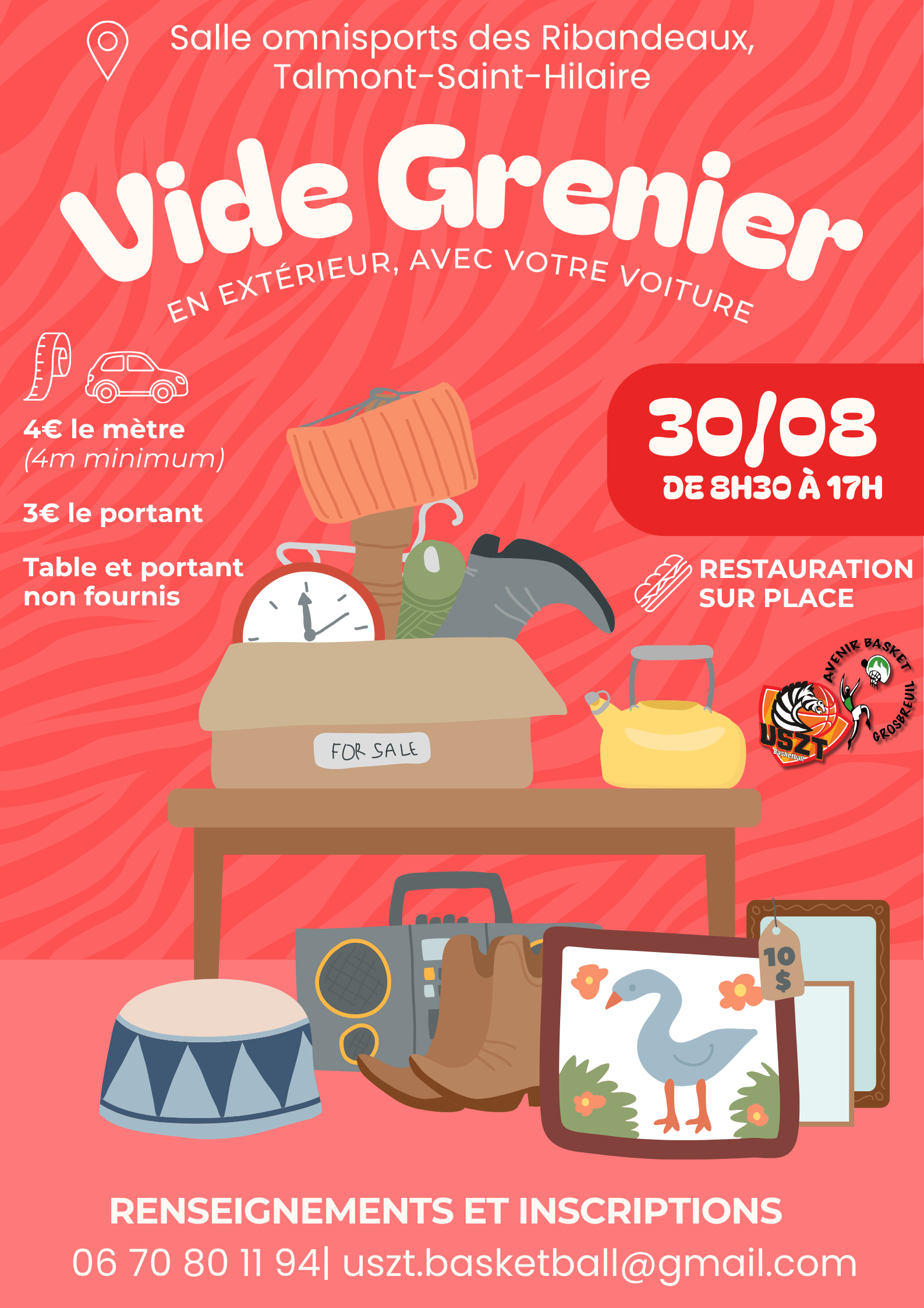Vide-grenier à Talmont-Saint-Hilaire