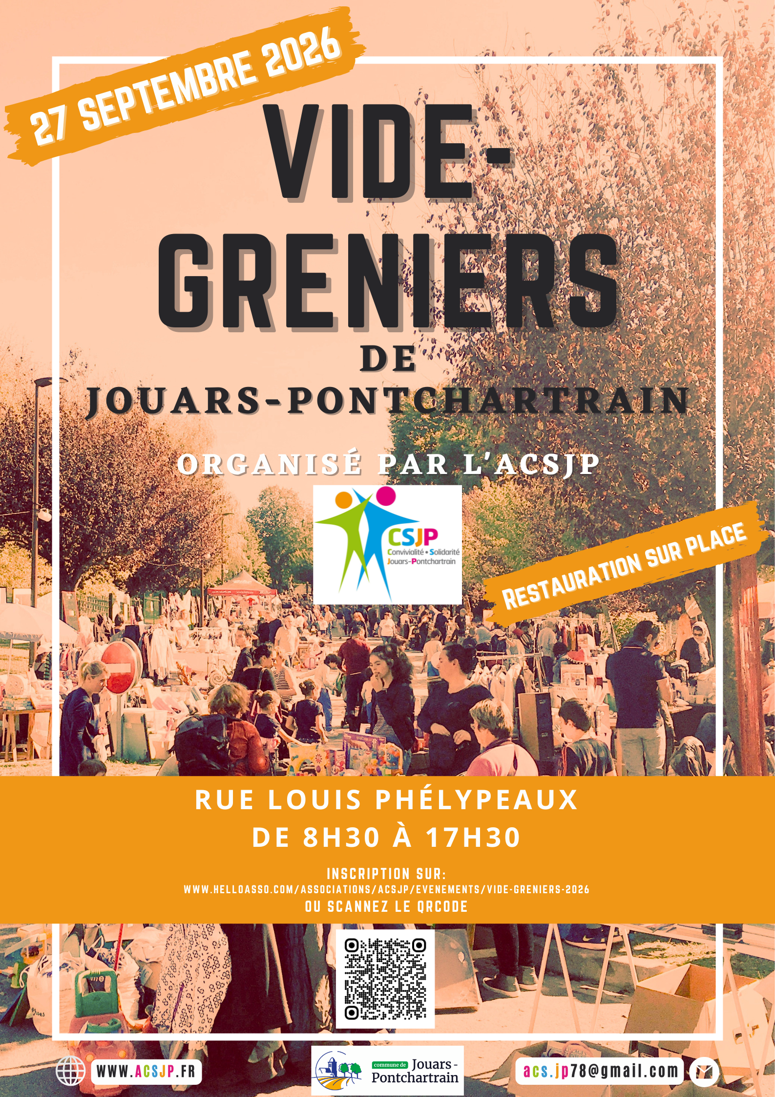 Vide-grenier à Jouars-Pontchartrain