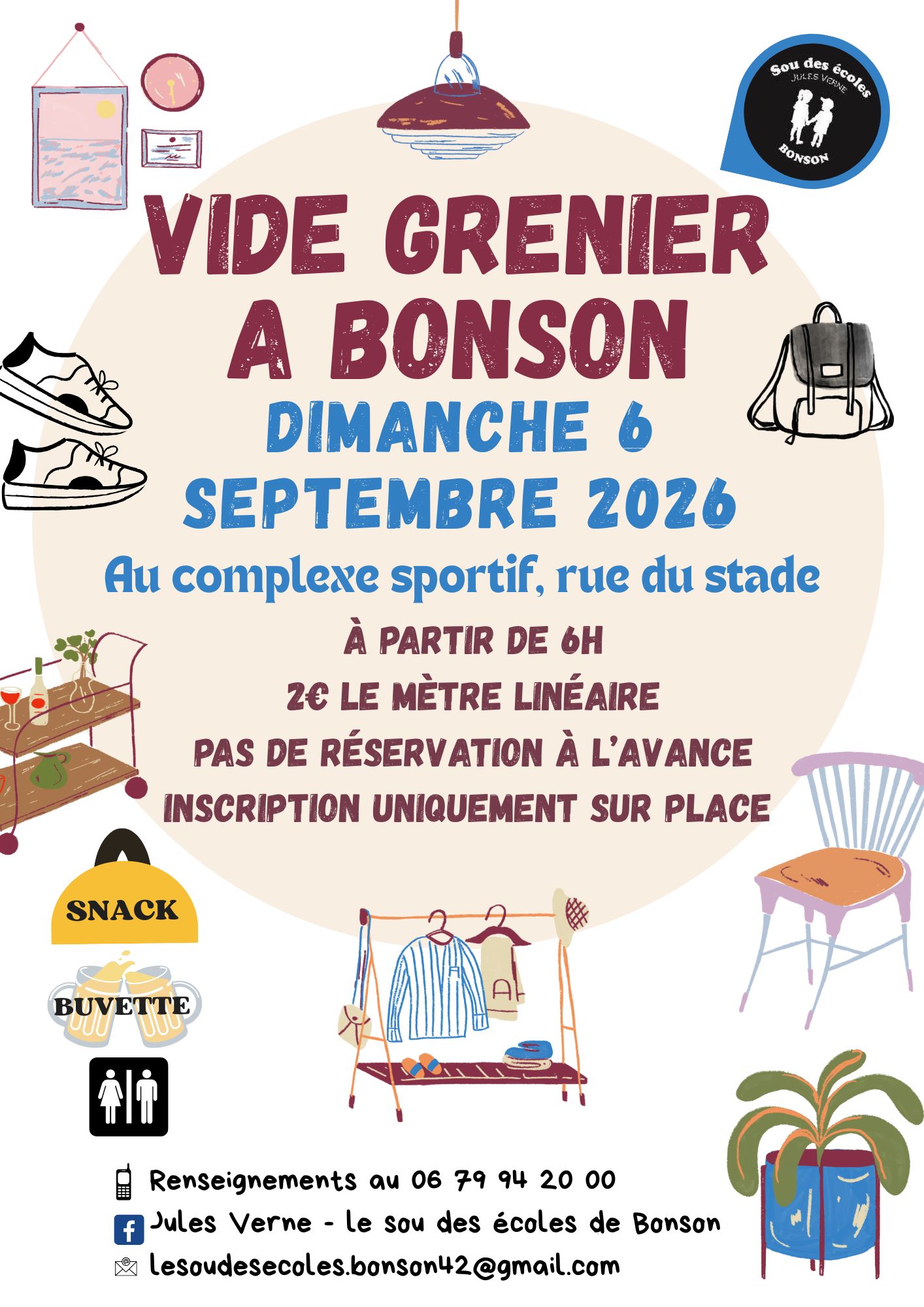 Vide-grenier à Bonson
