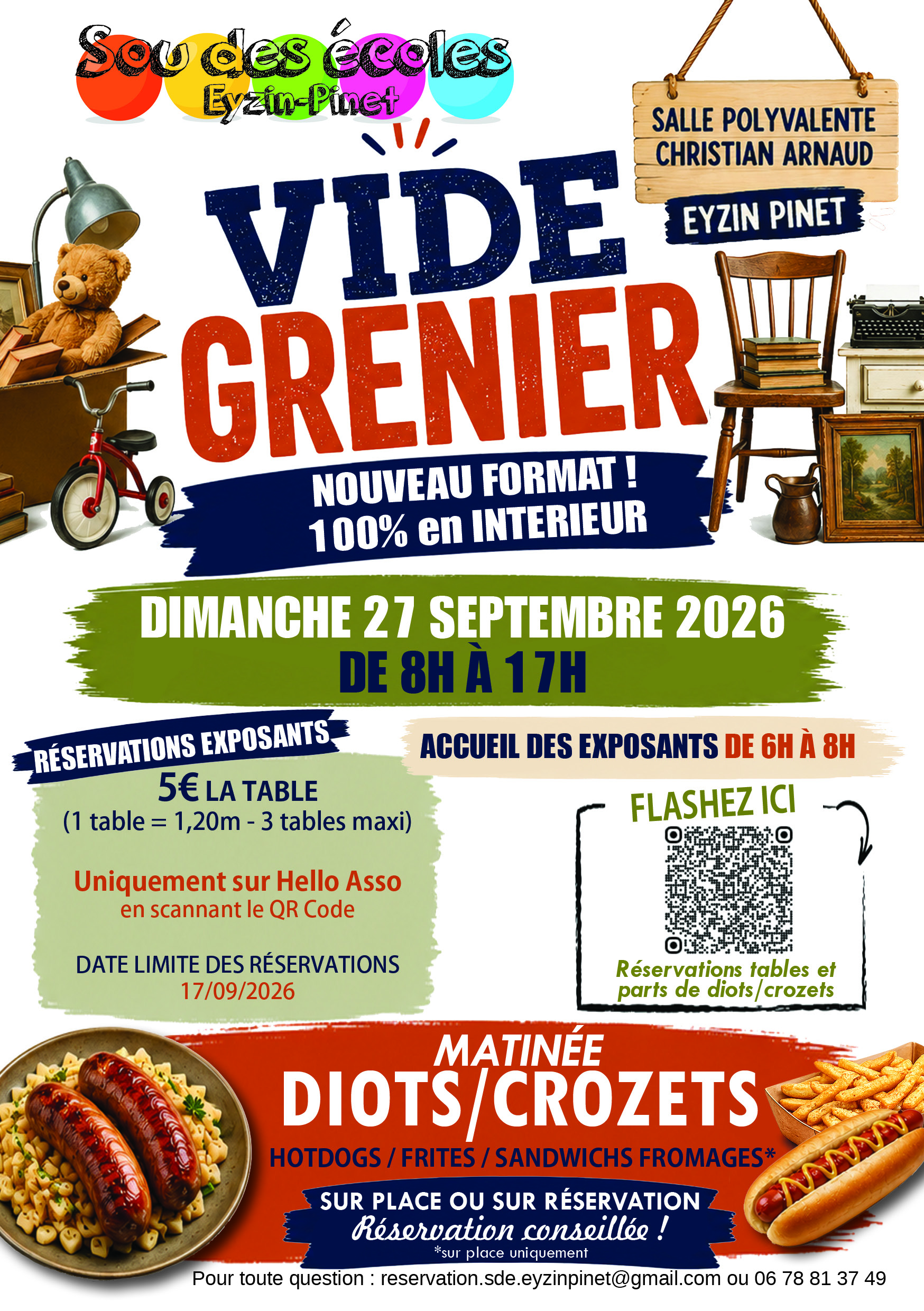Vide-grenier à Eyzin-Pinet