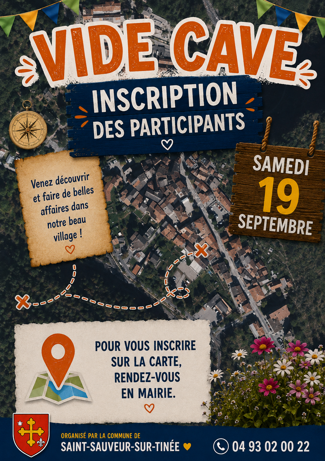 Vide-grenier à Saint-Sauveur-sur-Tinée
